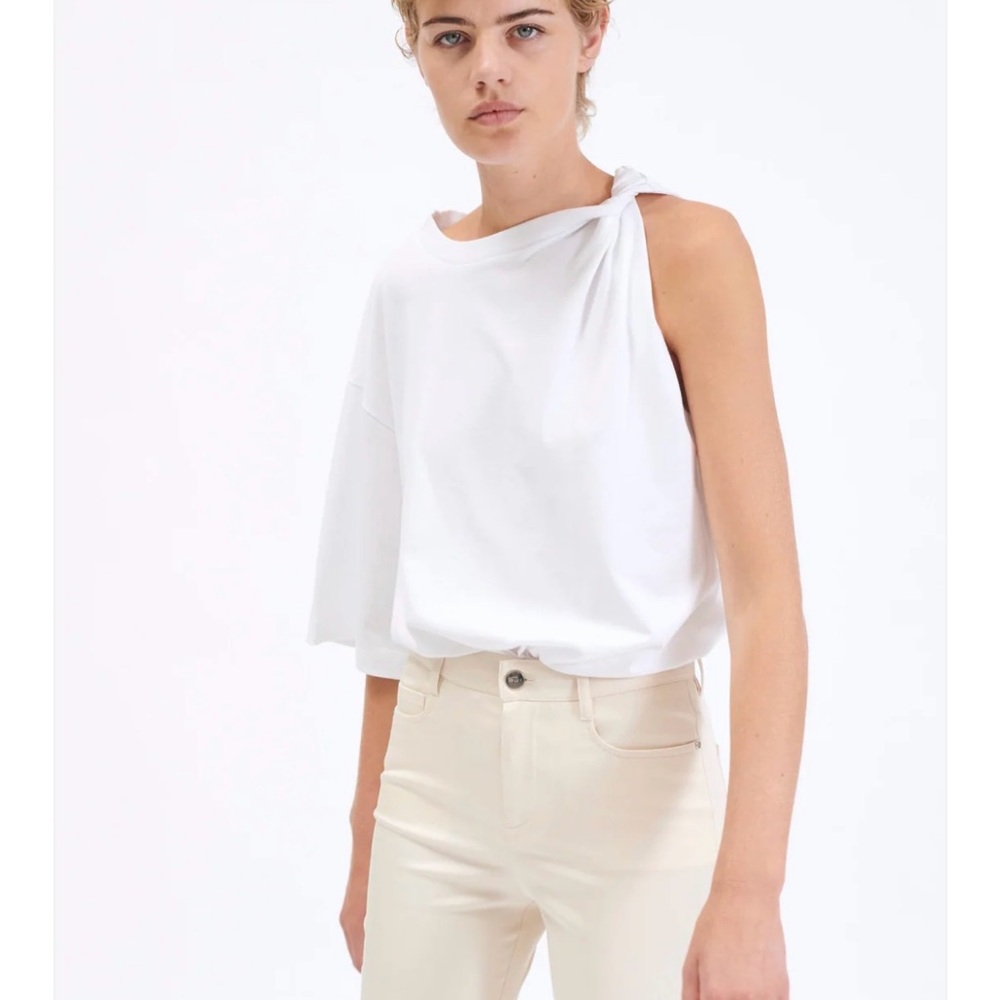 Barbara Bui Rolled Edge Cotton Jersey T-Shirt - Size XS - Perfect condition